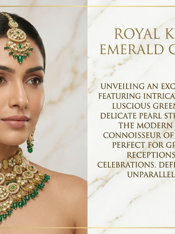 Ruby Kundan Multilayer Choker Set