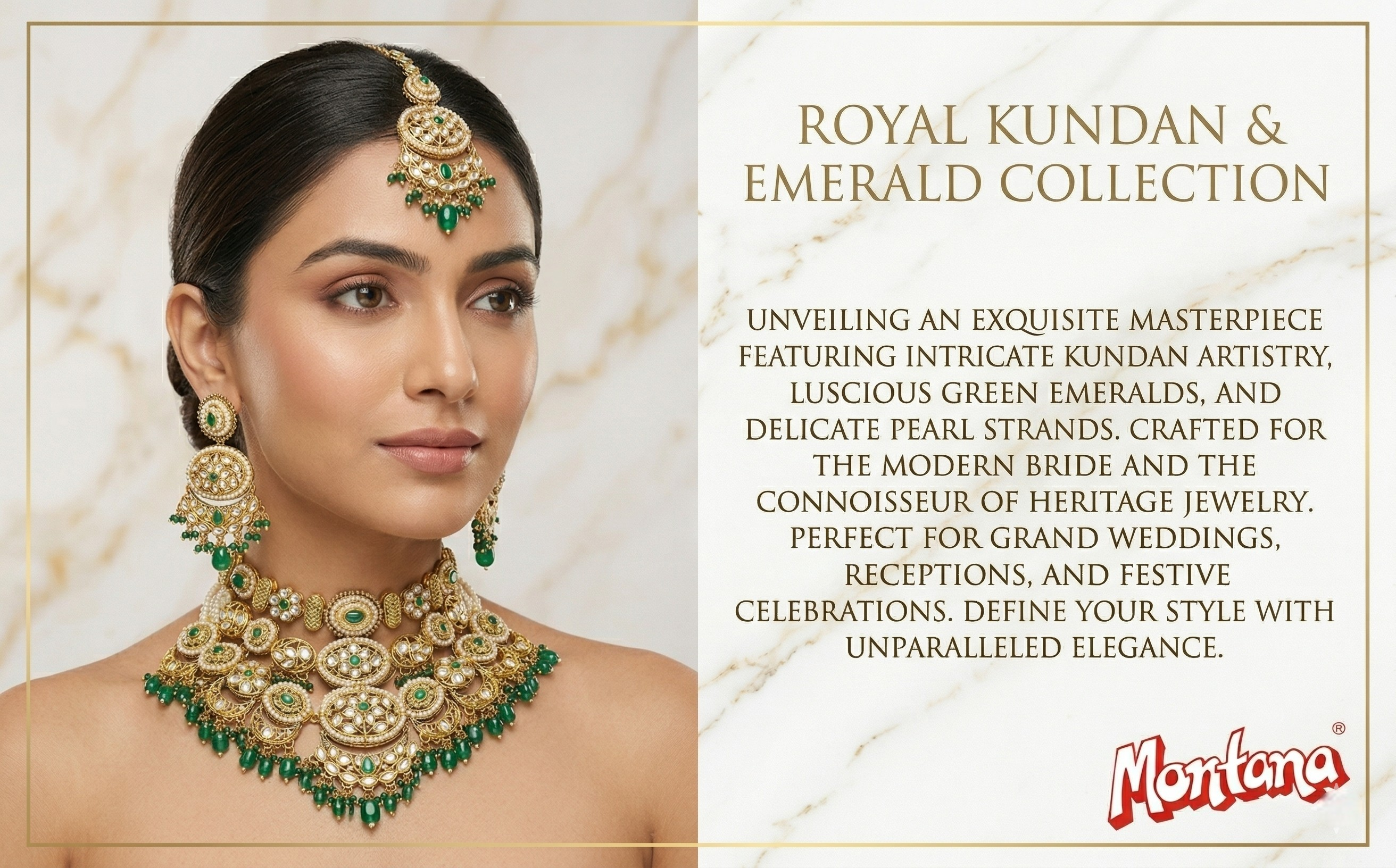 Green Kundan Multilayer Choker Set
