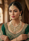Ruby Kundan Multilayer Choker Set