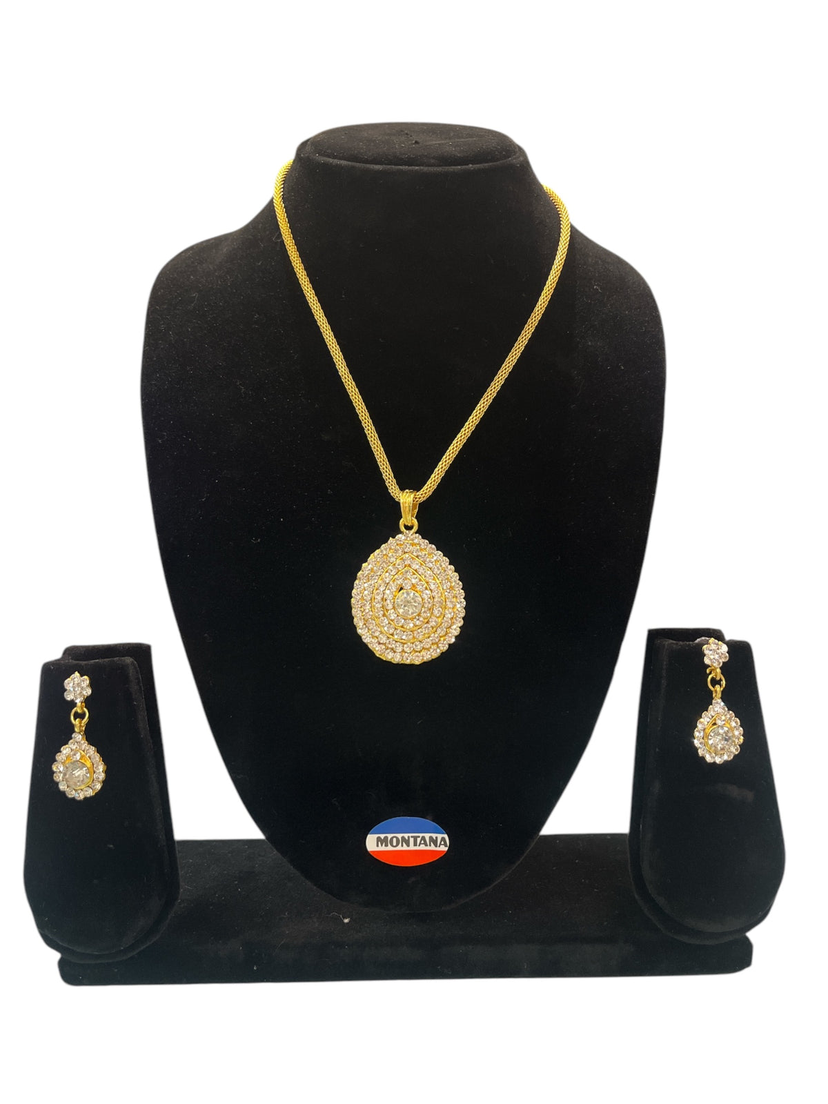 Golden Pendant Set for Women