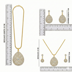 Golden Pendant Set for Women