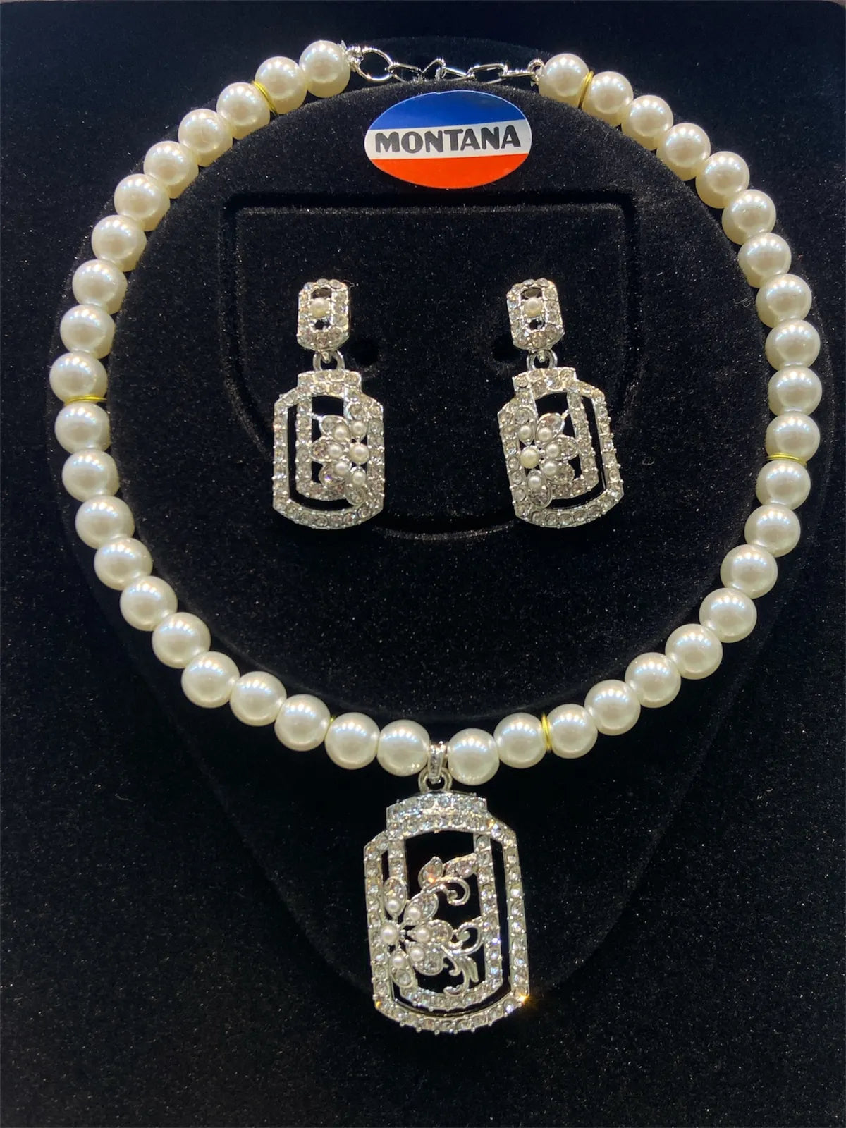 Pearl Necklace Set for women
