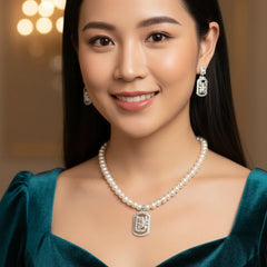 Pearl Necklace Set for women