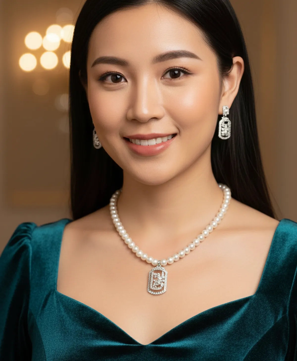 Pearl Necklace Set for women