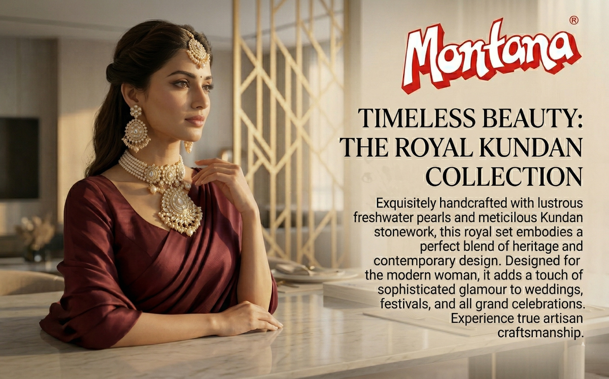 White Kundan Set for women