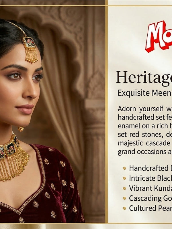 Heritage Kundan Choker Set for Women