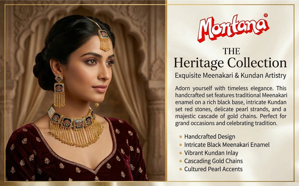 Heritage Kundan Choker Set for Women