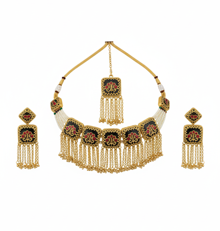 Heritage Kundan Choker Set for Women