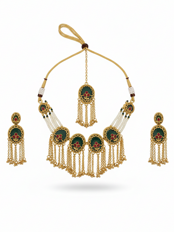 Heritage Kundan Choker Set for Women