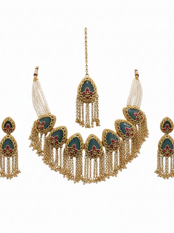 Heritage Kundan Choker Set for Women