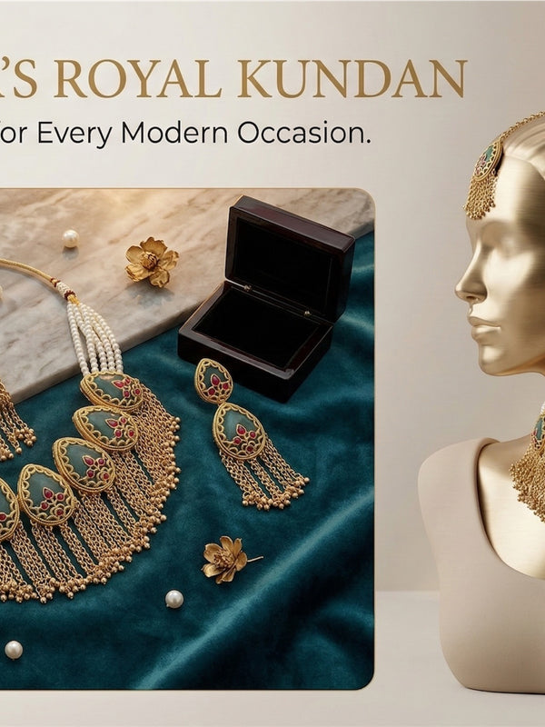 Heritage Kundan Choker Set for Women