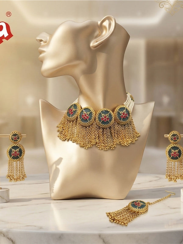 Heritage Kundan Choker Set for Women