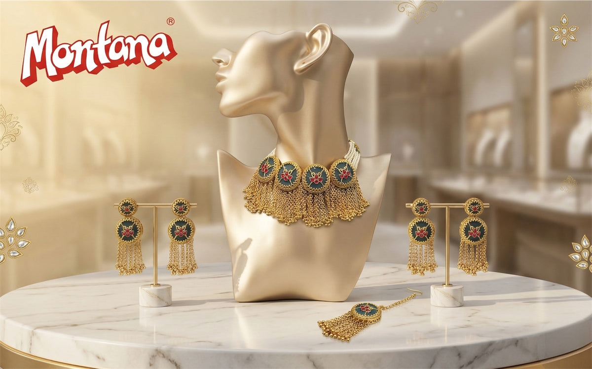 Heritage Kundan Choker Set for Women