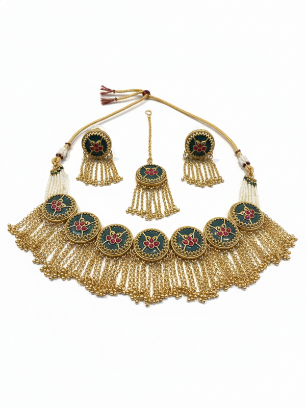 Heritage Kundan Choker Set for Women