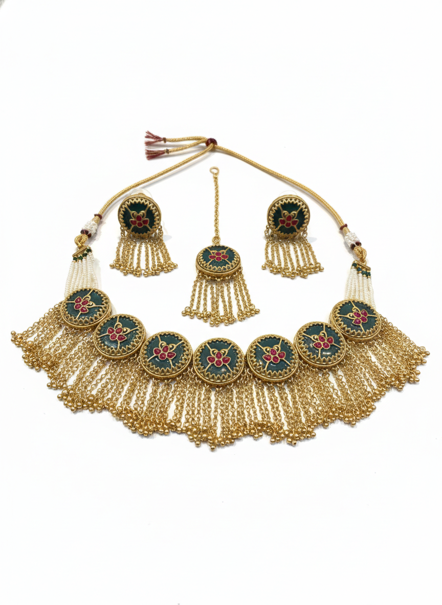Heritage Kundan Choker Set for Women
