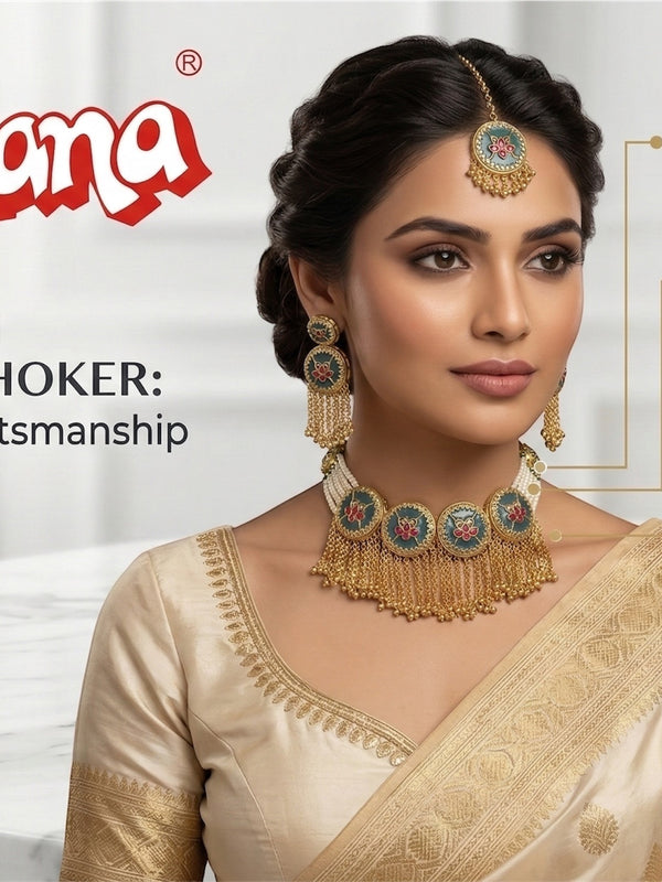 Heritage Kundan Choker Set for Women