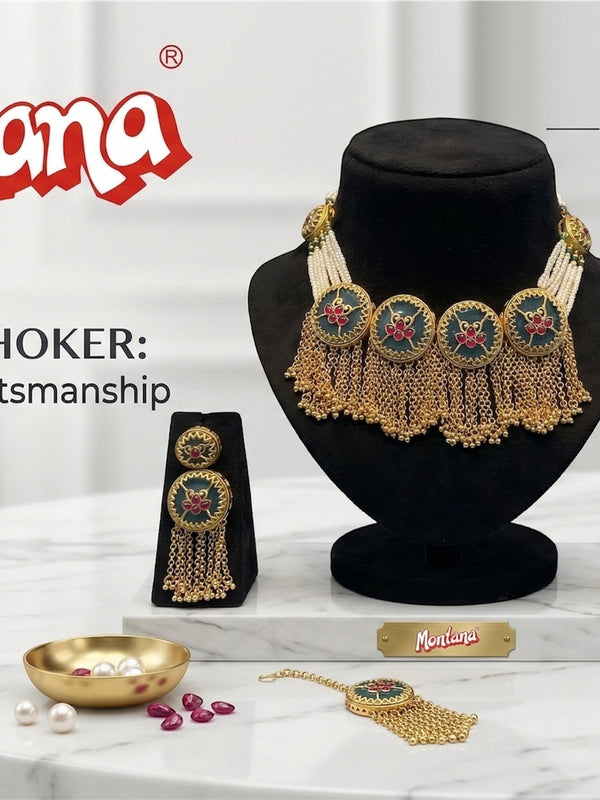 Heritage Kundan Choker Set for Women