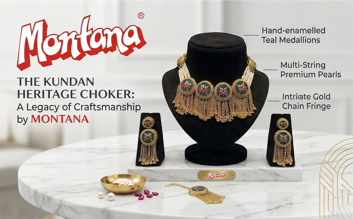 Heritage Kundan Choker Set for Women