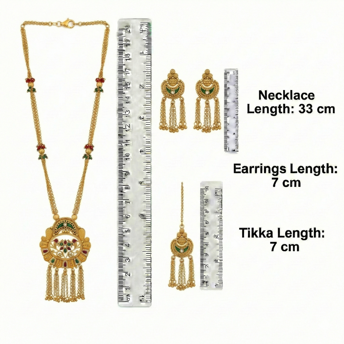 Heritage Kundan Long Necklace Set for Women