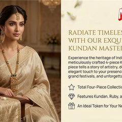 Heritage Kundan Long Necklace Set for Women