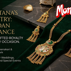 Heritage Kundan Long Necklace Set for Women
