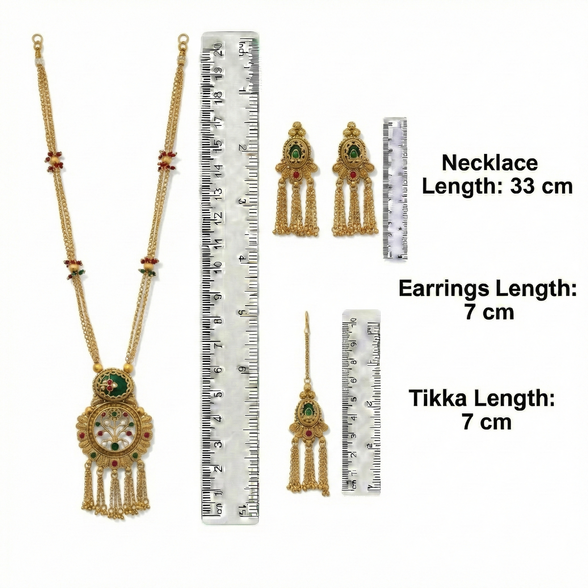 Heritage Kundan Long Necklace Set for Women