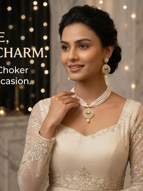 Pearl Necklace Set for women