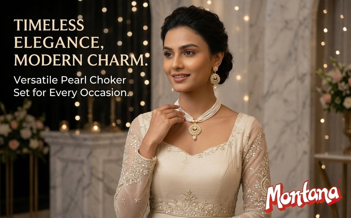 Pearl Necklace Set for women