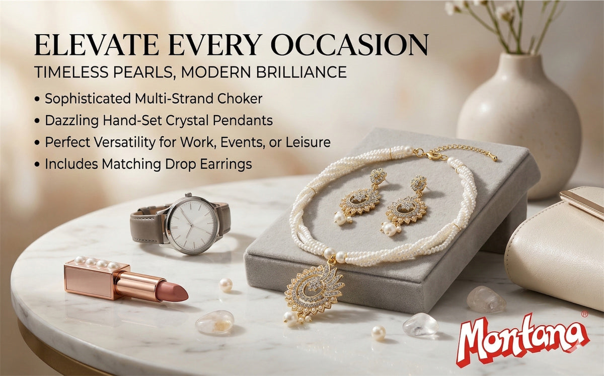 Pearl Necklace Set for women
