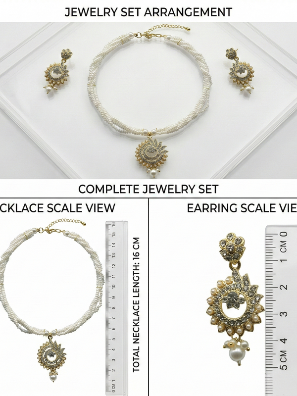 Pearl Necklace Set for women