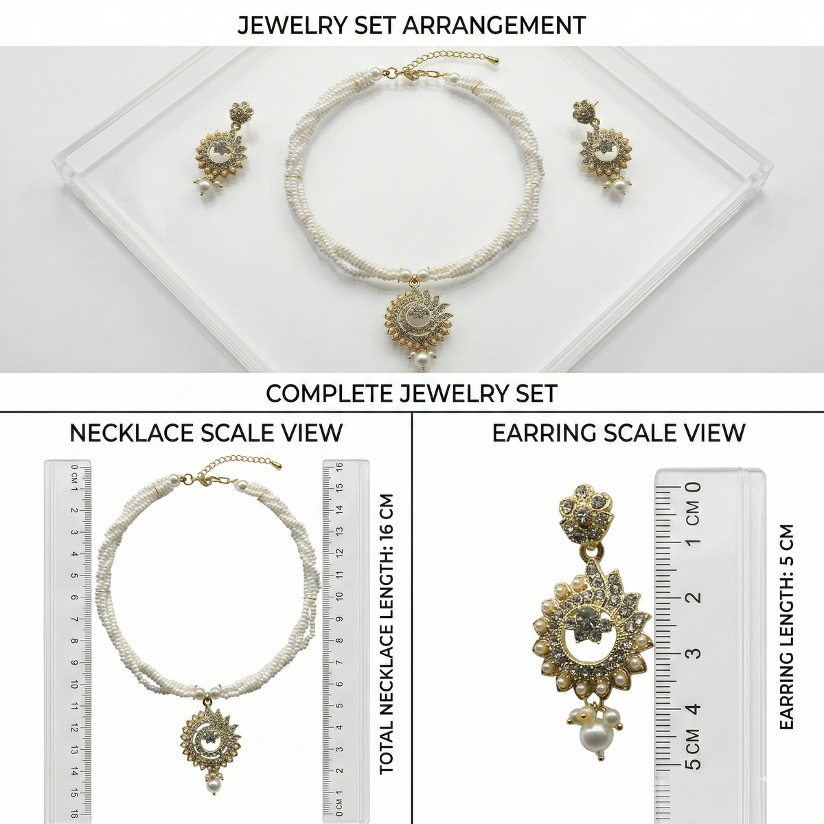 Pearl Necklace Set for women