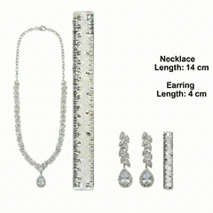 Rhodium Necklace Set for Women
