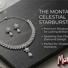 Rhodium Necklace Set for Women