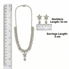 Rhodium Necklace Set for Women