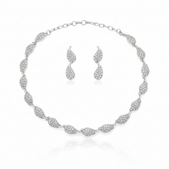 Rhodium Necklace Set for Women