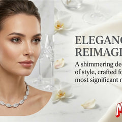 Rhodium Necklace Set for Women