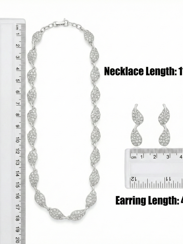 Rhodium Necklace Set for Women