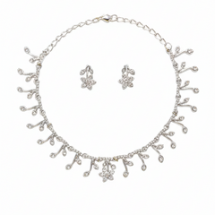 Rhodium Necklace Set for Women