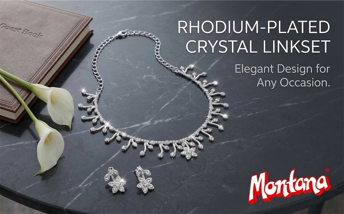 Rhodium Necklace Set for Women