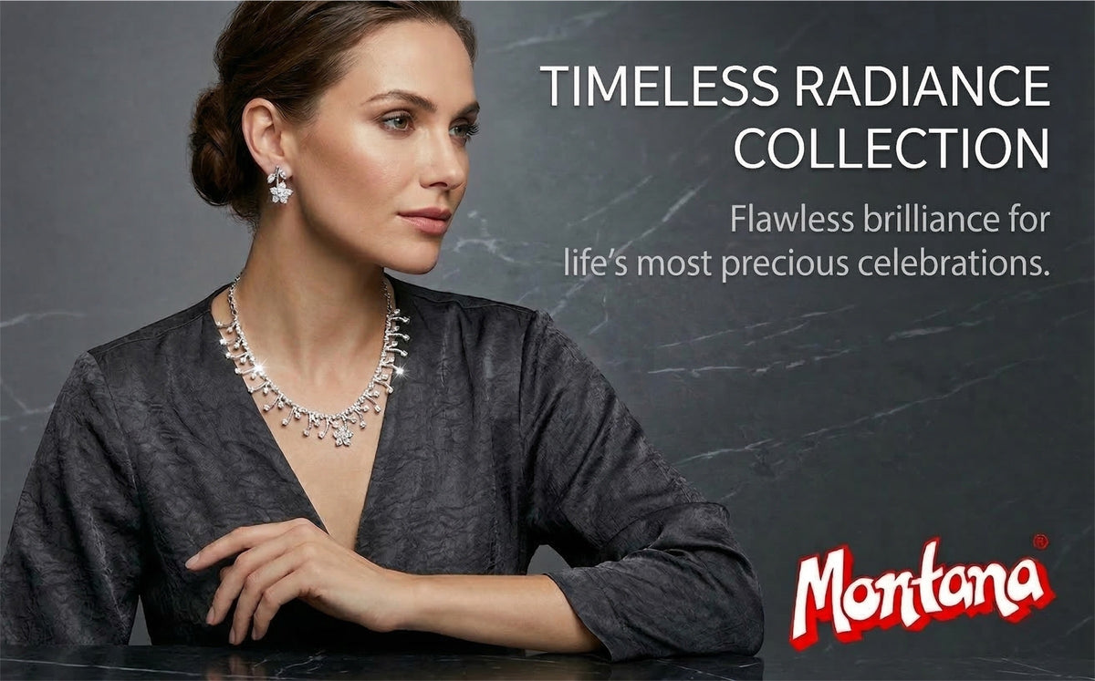 Rhodium Necklace Set for Women