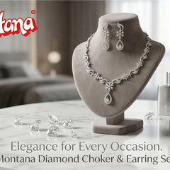 Rhodium Necklace Set for Women