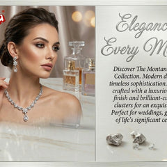 Rhodium Necklace Set for Women
