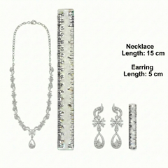 Rhodium Necklace Set for Women