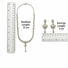 Rhodium Necklace Set for Women