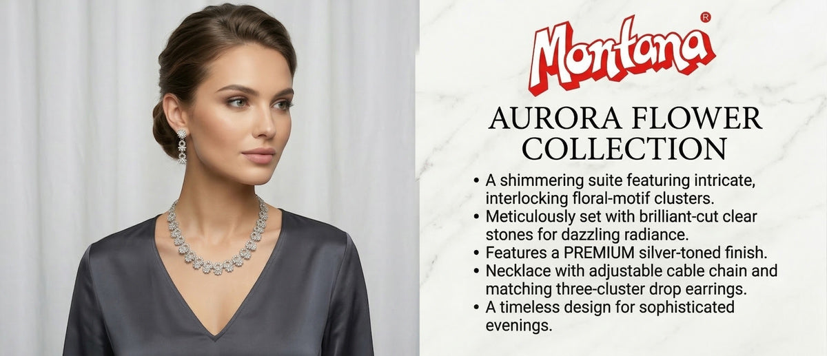 Rhodium Necklace Set for Women