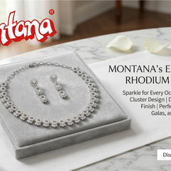 Rhodium Necklace Set for Women