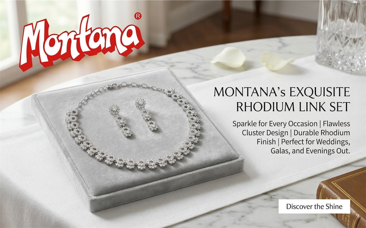 Rhodium Necklace Set for Women