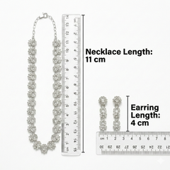 Rhodium Necklace Set for Women