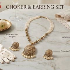 Pearl Necklace Set for Women