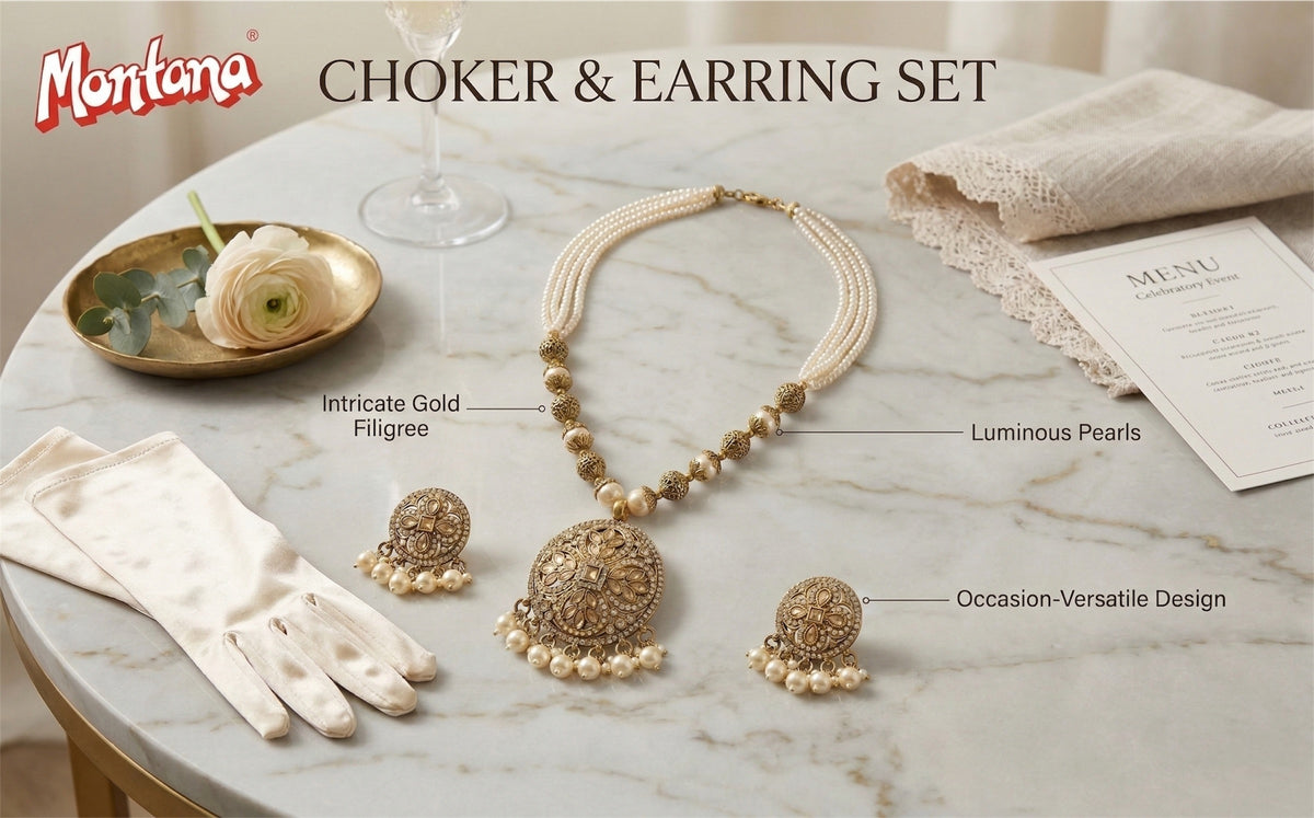 Pearl Necklace Set for Women
